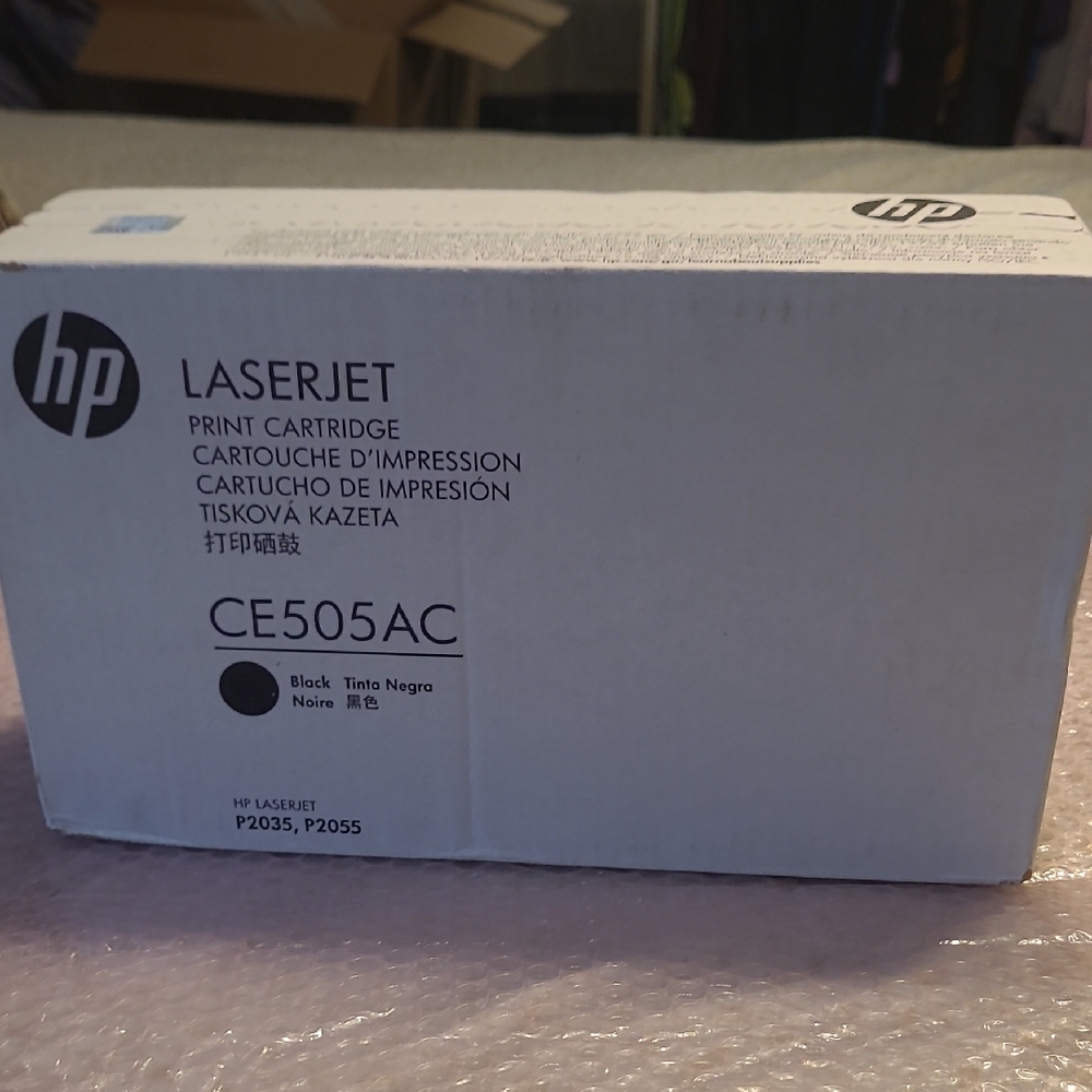 Hp Laserjet  Ce505Ac Black Tinta Negra